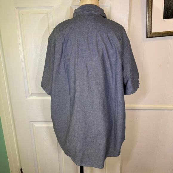 Carhartt Button Down Shirt Mens XL Loose Fit Workwear Chambray Midweight NWT - Picture 4 of 12